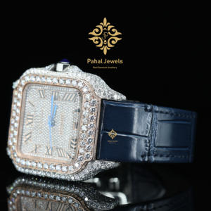 Montre mécanique à mouvement à quartz pour homme la plus vendue, style hip-hop, diamant moissanite VVS, logo personnalisé glacé, affaires - Product Image 2