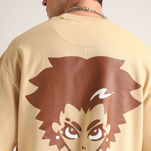 Camisetas estampadas para hombre con cuello redondo para hombre, venta al por mayor en Stock, camiseta de algodón de manga corta con estampado personalizado de la mejor calidad - Product Image 5