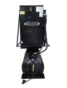 Compresor de aire rotativo de tornillo EMAXTank con secador de aire, 20 HP, 120 galones, 230/460 voltios, compresor de aire industrial en venta - Product Image 3