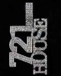 Personalizado de lujo Hip Hop 925 plata esterlina 3D letra Iced sólido VVS Moissanite diamante colgantes y dijes collares de lujo - Product Image 2