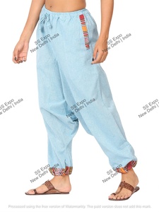 Women's Eco-Friendly Free Size Yoga <b>Pants</b> Breathable Tribal Nepali Harem Style Comfortable <b>Sexy</b> Canvas Material for Summer Work - Product Image 5
