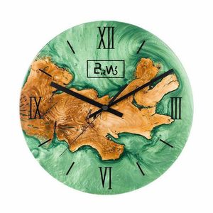 WOODEN RESIN EPOXY WALL <b>CLOCK</b> BEST Quality Wooden Resin Epoxy Wall <b>Clock</b> Hand Crafted Wooden Resin Epoxy Wall <b>Clock</b> Wholes - Product Image 3