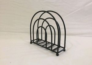 hot selling 2023black color iron material <b>napkin</b> holder for home hotel restaurants bathrooms office use direct from factory - Product Image 3