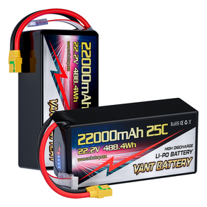 Batterie de drone FPV 5200/6000/7500/8000/9500/10000/12000m/16000/22000 mah 4S/6S connecteur de batterie lipo XT60 pour drone FPV