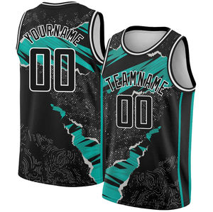 Maillot de sport personnalisé avec impression par sublimation, design personnalisé, vente en gros, maillot réversible, nom, numéro, logo d'équipe - Product Image 3