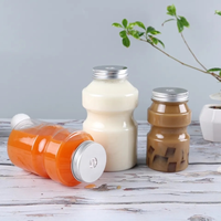 Pot cylindrique en plastique PET de qualité supérieure, plusieurs tailles, avec couvercle en aluminium pour yaourt, lait, thé, jus, bière - Haute qualité TINH DIEU VIETNAM