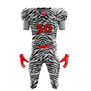 Uniforme élégant de football américain personnalisé Matériau de haute qualité avec logo et couleur personnalisés pour équipe professionnelle et récréative - Product Image 2