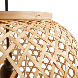 Vietrustic Natural <b>Wicker</b> Pendant <b>Light</b> Decorative Bamboo Rattan Lamp <b>Shade</b> for Living Room Household Style <b>Wicker</b> Crafts - Product Image 2