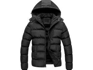 Veste matelassée à capuche OEM de haute qualité manteau de duvet chaud personnalisé en usine pour hommes femmes Sports de plein air et mode de rue - Product Image 3