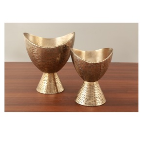 Vente chaude moderne Texture décor métal plat bol nouvelle salade fruits chocolat noix assiettes de service pour la fête à la maison usage quotidien - Product Image 5