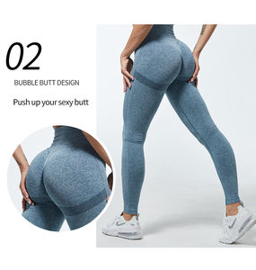 Leggings Deportivos para Mujer, 100% Algodón, Diseño Ajustado, Transpirables y de Gran Peso, Precio al por Mayor, Personalizables OEM - Product Image 4