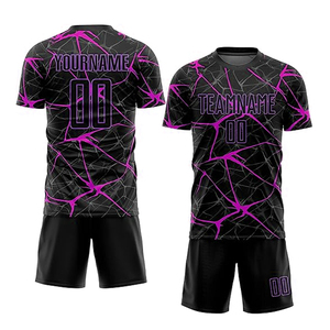 Sublimación completa 100% poliéster Francia camisetas de fútbol secado rápido superventas equipo de entrenamiento conjunto de uniforme de fútbol - Product Image 1