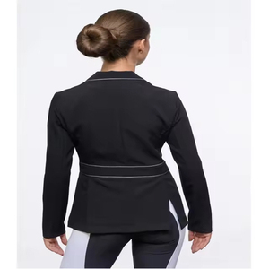 Chaqueta de equitación cómoda para mujer con estampado de logotipo personalizado, precio al por mayor, chaqueta de espectáculo de equitación más vendida - Product Image 3