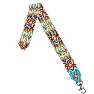 Lanières perlées de style Boho faites à la main sangles de cou en perles de rocaille personnalisées pour le travail et les cadeaux accepte les personnalisations - Product Image 4