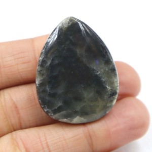 Pierre précieuse de jaspe bourdon naturel, cabochon, jaspe jaune, pierre lisse, fournisseur en gros pour bijoux - Product Image 2