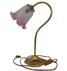 Elegant vintage French Metal / brass and glass <b>table</b> Coustmized Moroccan <b>table</b> <b>lamp</b> brass light best selling product of 2022 - Product Image 1