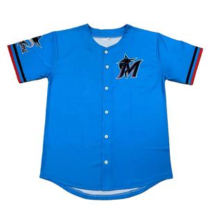 Uniforme Deportivo Transpirable con Impresión por Sublimación Resistente a la Decoloración, Jersey de Béisbol de Poliéster Suave al Tacto - Product Image 4