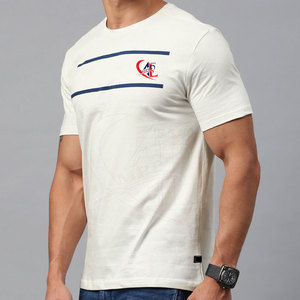 Camisetas de algodón 100% ligeras de secado rápido para hombre Diseño de cuello redondo a la moda para uso en exteriores Precio bajo - Product Image 3