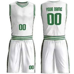 Meilleure vente, ensemble d'uniformes de basket-ball réversibles, shorts respirants personnalisables pour jeunes et adultes, unisexe, sublimation au meilleur prix - Product Image 1