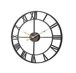Antique <b>Vintage</b> Wall <b>Clock</b> Premium Metal Iron Handcrafted Single Face Needle for Living Room Bedroom Office Modern Home Decor - Product Image 6