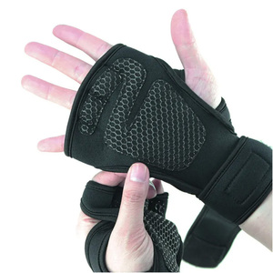 Mess Sports <b>Men's</b> Weightlifting Gloves Waterproof Polyester Sport Fitness Fingerless Gym - Product Image 2