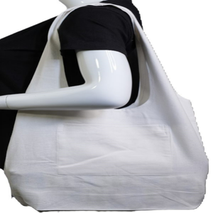 Sac fourre-tout en coton biologique écologique de haute qualité sac à provisions recyclable en toile unie 100% coton imprimé de logo personnalisé - Product Image 2