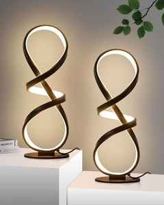 HF Industries Lampe de chevet moderne, flexible, RGB, tactile, à intensité variable, en forme de corne, artisanale, à thème animal, objet de collection, avec modes d'éclairage simples - Product Image 5