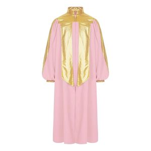 Bata de casulla litúrgica de diseño Simple de MOQ bajo con juego de estola a juego Sacerdote de vestimenta completamente bordado - Product Image 2