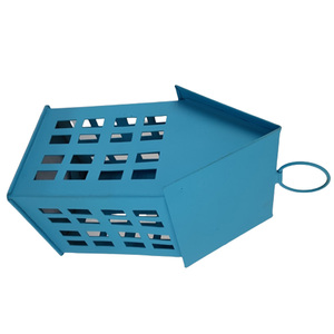 Bougeoir en métal décoratif pour la maison porte-bougie en nickel rugueux pour Noël et décoration de table - Product Image 6