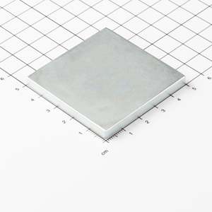 Magnete a blocco in neodimio 50x50x5mm - Product Image 1
