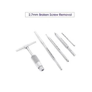 Instrumentos Quirúrgicos Veterinarios de 2.7mm para Extracción de Tornillos Rotos, Herramientas Ortopédicas de Acero Portátiles para Caballos, Perros y Gatos - Product Image 6