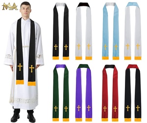 Accessoires de chape pour l'enseignement et les églises, en gros, avec logo et images personnalisés, 100% polyester, unisexe - Product Image 1