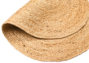 พรมปอกระเจาถัก100% ทันสมัยพร้อมคุณสมบัติกันลื่นสำหรับใช้ในบ้าน - Product Image 3