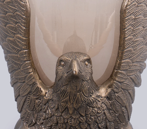 Helm of Heron <b>Bud</b> <b>Vase</b> Modern Stainless Steel & <b>Glass</b> <b>Vase</b> Metal Butterfly Floral Embellishment Luxury Decorative Flower <b>Vase</b> - Product Image 3