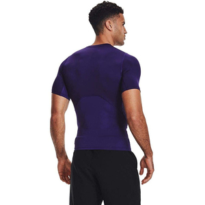 Men's Heat Gear Full Sleeve <b>Compression</b> <b>Shirts</b> Sporty Plain Dyed Quick Dry Breathable Spandex/Polyester Crew Neck Baselayer - Product Image 2