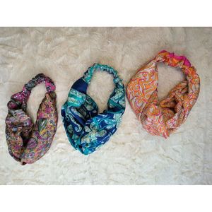 Boho-Stirnband Mit Knoten Vorne Handgefertigte Vintage-Seide Sari Haar-Accessoires Aus Recyceltem Material Ses Geschenk Fr - Product Image 1