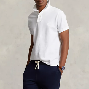 Haute qualité personnalisé hommes pour Polo T-Shirt 100% coton solide motif toile à la mode haute couture pas cher prix de gros - Product Image 2