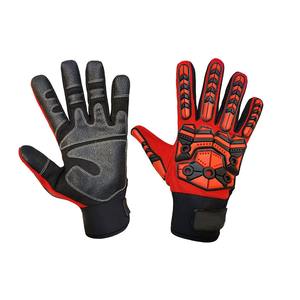 Amortissement des vibrations TPR Gants antichocs résistants aux coupures Gants de sécurité de protection mécaniques robustes pour la construction - Product Image 4