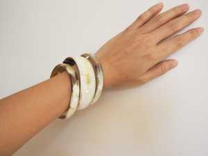 Polished Buffalo Horn <b>Bracelet</b> Premium Handcrafted Jewelry For Women At Affordable Price - Product Image 3