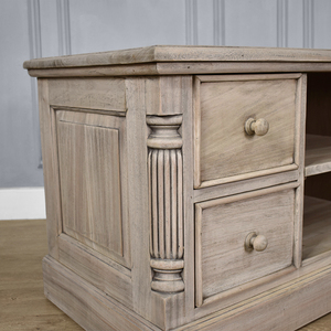 Versailles ทีวีจอกว้างแบบโบราณทำจากไม้มะฮอกกานีแข็งคุณภาพสูงสามารถปรับแต่งขนาดและสีสำหรับห้องนั่งเล่น - Product Image 5