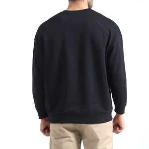 Sudadera de calidad superior para hombre, jersey de cuello redondo personalizado al por mayor, ropa informal ligera, sudadera de Color sólido - Product Image 2