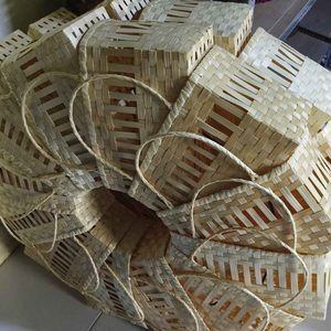 Elegante cesta de bambú para almacenamiento de ropa, organización del hogar y decoración de habitaciones - Product Image 2