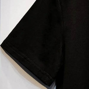 เสื้อยืดผ้าฝ้าย100% ประดับพลอยเทียมติดฉลากลายตัวอักษร - Product Image 6