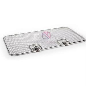 Couvre-cuves manuel en acier inoxydable de qualité supérieure pour panier en treillis métallique, durable, de haute qualité, réutilisable, pour usage chirurgical général - Product Image 1