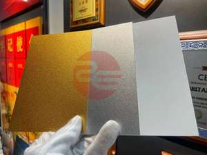 لوحة صور صبغ فارغة قابلة للطباعة ، لوحة نقل حراري من الألومنيوم الذهبي ، شريحة 3 A4 ، ألواح معدنية مخصصة ، طبقة PE - Product Image 6