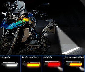 Luce LED Anteriore e Posteriore per Indicatori di Direzione e Freni per Moto <span class=keywords><strong>BMW</strong></span> <span class=keywords><strong>F800</strong></span> R1200GS/<span class=keywords><strong>R</strong></span>/S - Product Image 2