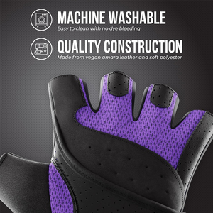 Guantes de gimnasio profesionales con agarre antideslizante Material duradero y soporte de muñeca para entrenamiento físico - Product Image 3