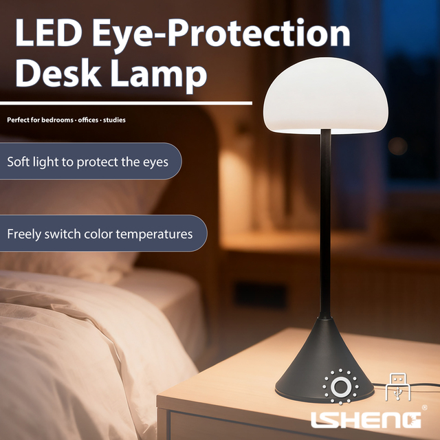Modern Rechargeable LED Table Lamp with Soft Silicone Lampshade Touch Control 3 Color Dimmable Iron Bedside Lamp