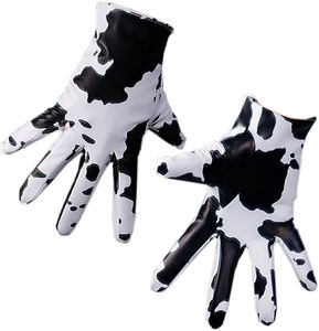 New Fashion Men's Half-<b>Finger</b> Cycling <b>Gloves</b> Comfortable Vintage Winter Leather Knitted <b>Gloves</b> Soft Warm Non-Slip for Daily - Product Image 6