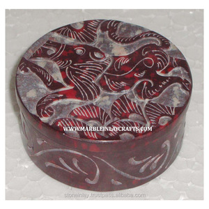 กล่องเครื่องประดับหินสบู่ธรรมชาติ - Product Image 1